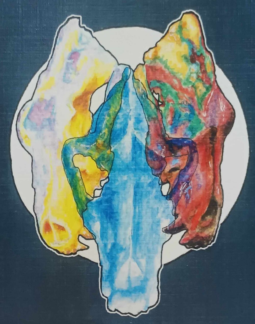 Three Wolves Print